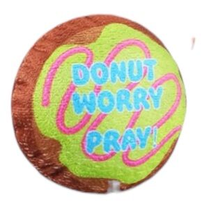 Plush Religious Prayer Donut